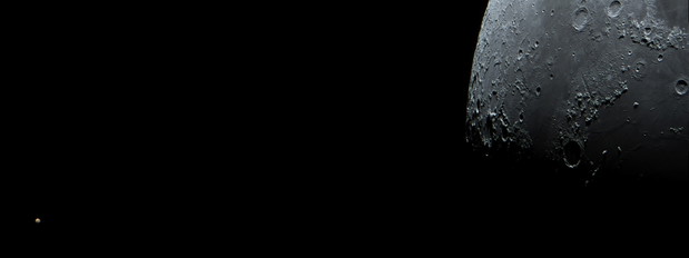 Mars next to the Moon © Eric Toops