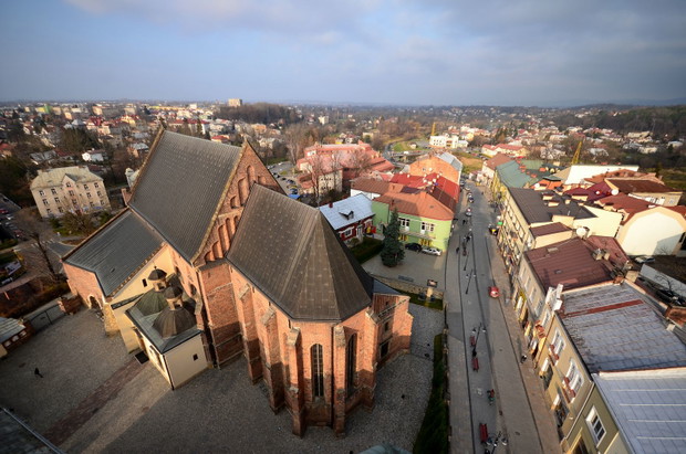 Krośnieńska Fara - widok z wieży - fot. Tomasz Okoniewski