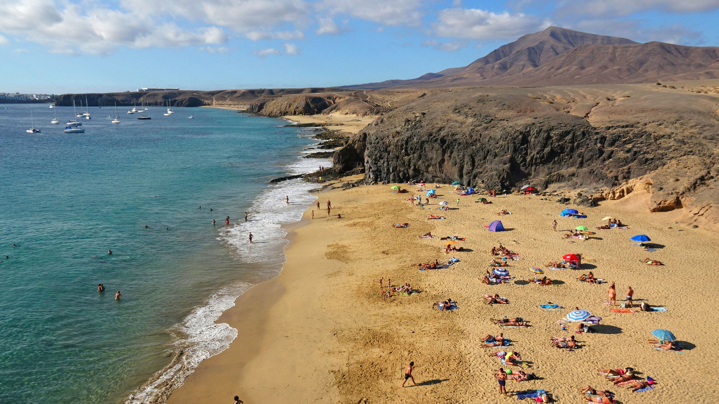 Lanzarote, Playa del Papagayo near Playa Blanca