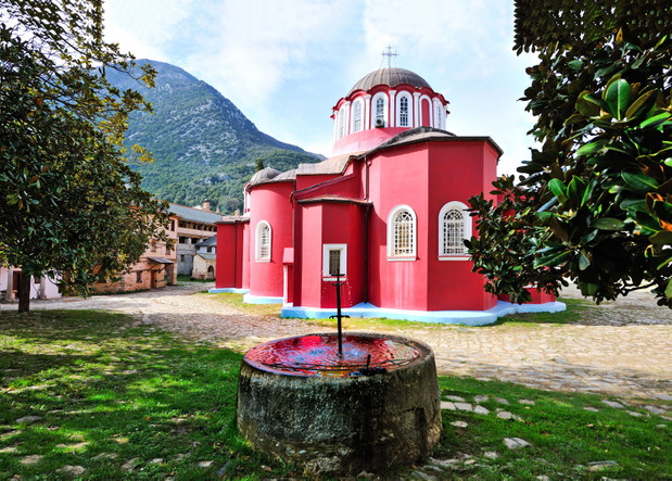 Monaster na Półwyspie Chalcydyckim