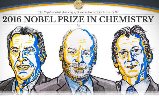 Nobel z chemii wręczony! Dla twórców najmniejszych maszyn świata