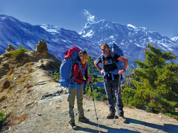W drodze na Thorung La (5416 m)