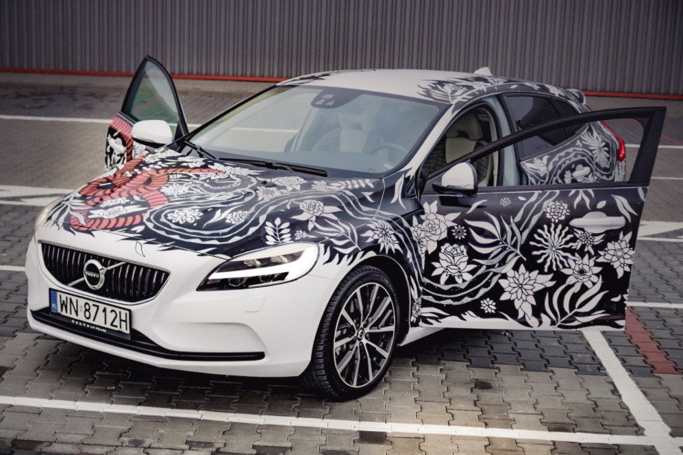 Volvo w pięknym malowaniu