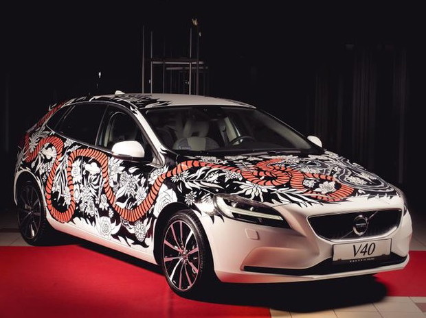 Volvo w pięknym malowaniu