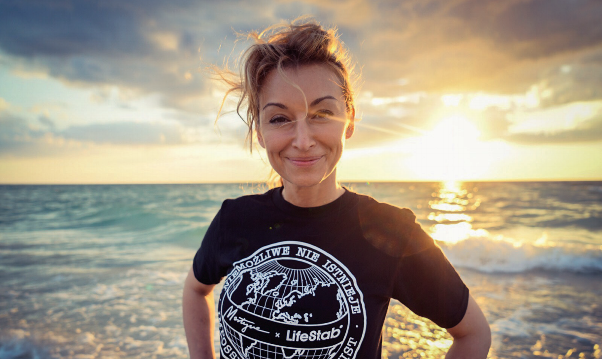 Martyna Wojciechowska, redaktor naczelna Travelera, na Florydzie.