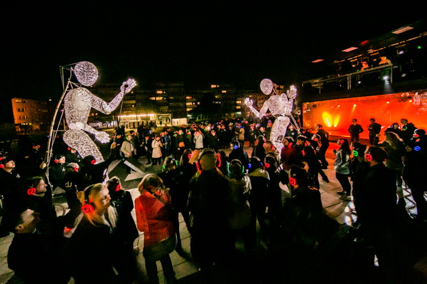 Goethe Institut PopUp Pavillon Silent Disco