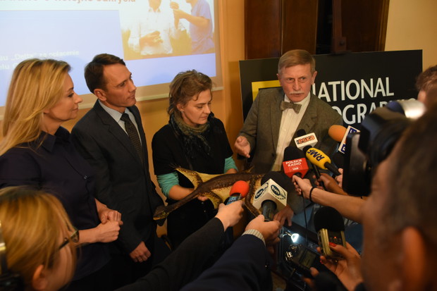 Konferencja prasowa National Geographic Polska oraz Instytutu Paleobiologii PAN