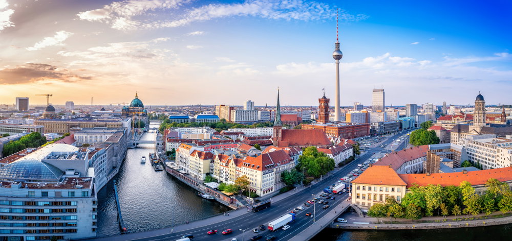 Panoramic,View,At,The,Berlin,City,Center