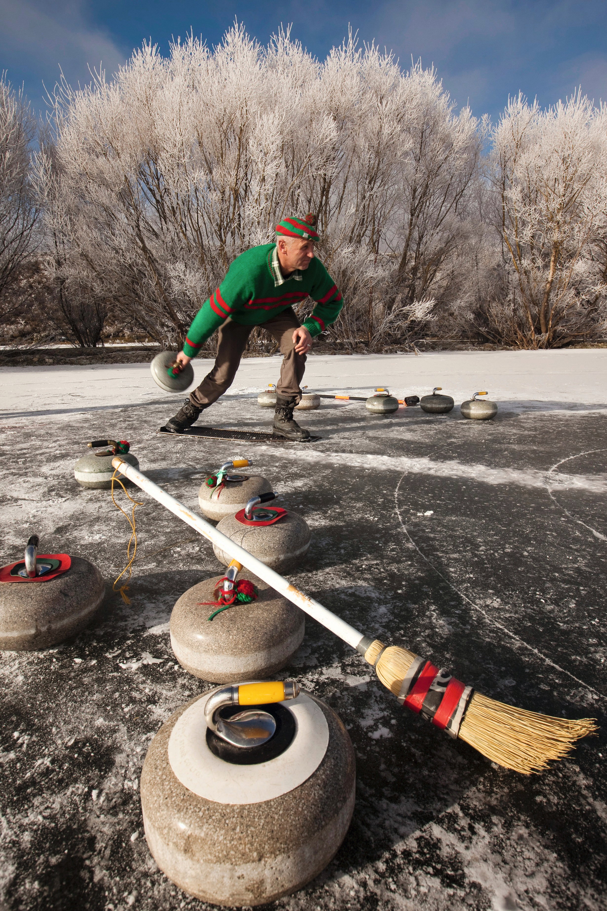 Do curlingu potrzebny jest lód, naturalny lub sztuczny