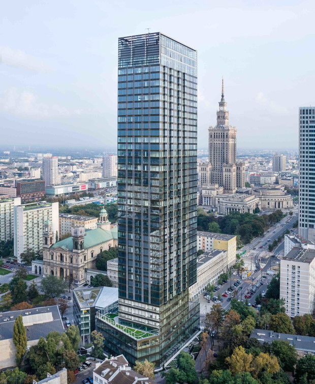 Warszawa, Cosmopolitan Twarda 4, projekt Helmuta Jahna