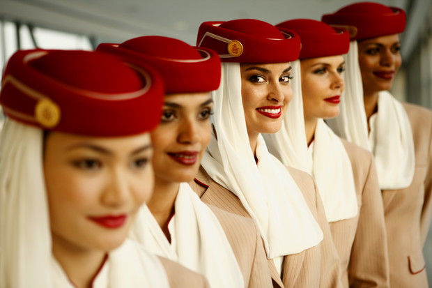 Sekerty urody stewardess Emirates
