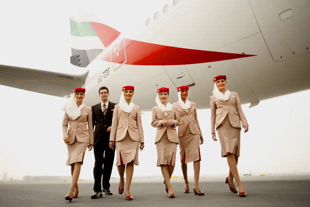 Sekerty urody stewardess Emirates
