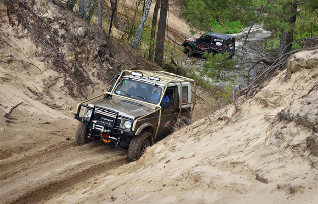 Okolice rzeki Przemszy, dzielącej Pustynię na dwie części, to świetne miejsce na off-road.