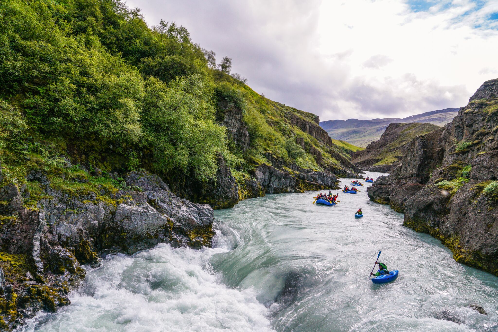 Wikingowie w kajakach, czyli rafting na Islandii