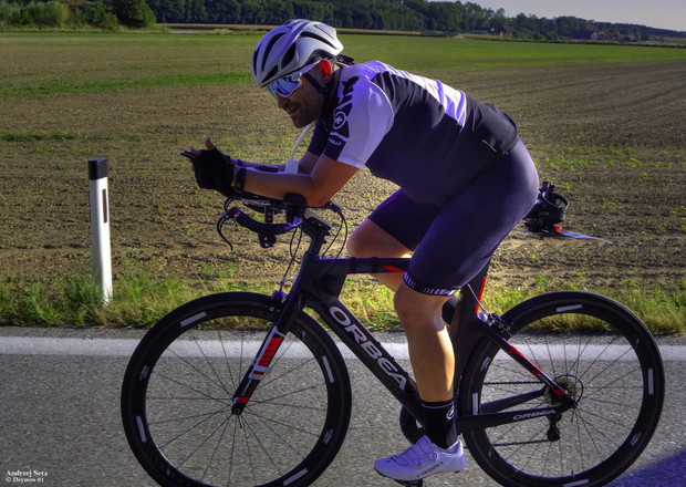 Remigiusz Siudziński w Ultrakolarz Remigiusz Siudziński w Race Around Austria 2018