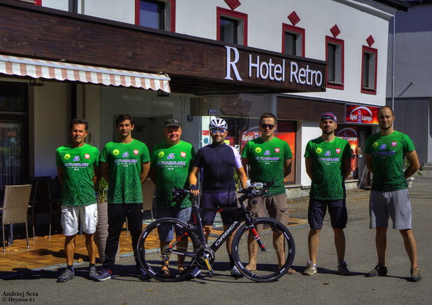 Remigiusz Siudziński w Ultrakolarz Remigiusz Siudziński w Race Around Austria 2018