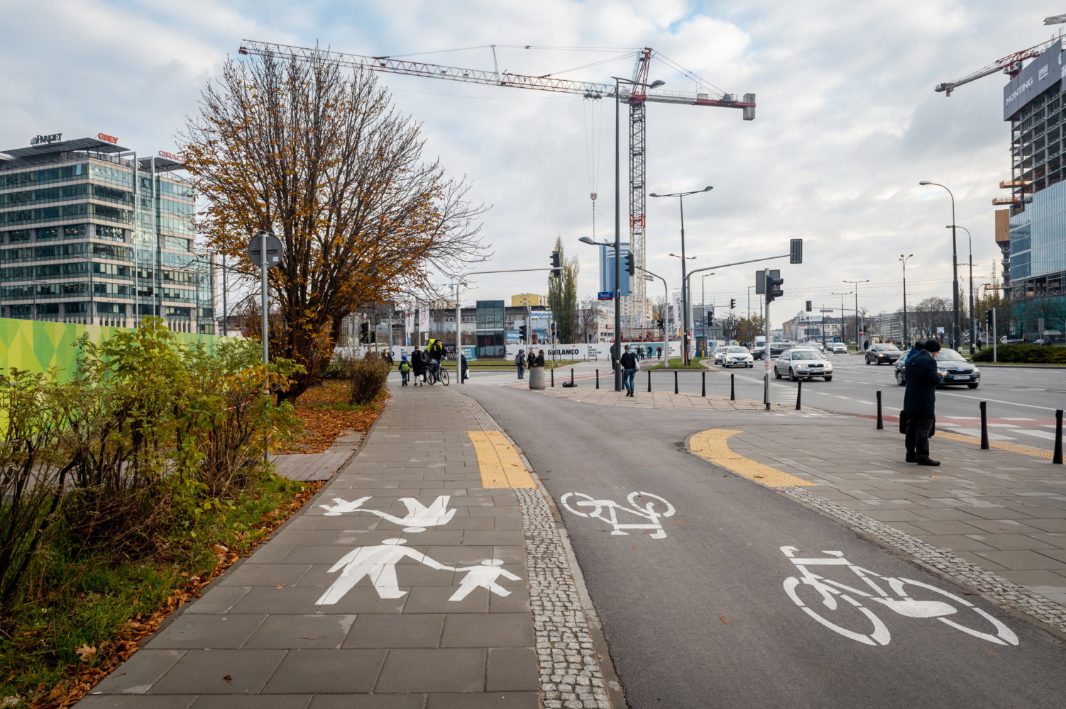 Chodnik antysmogowy, Warszawa