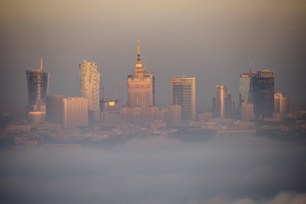 Warsaw from above