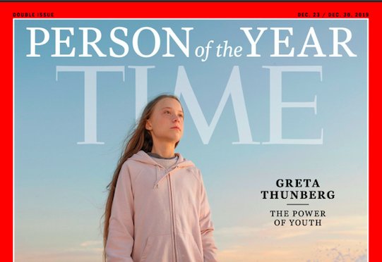 Greta Thunberg człowiekiem roku magazynu "Time"