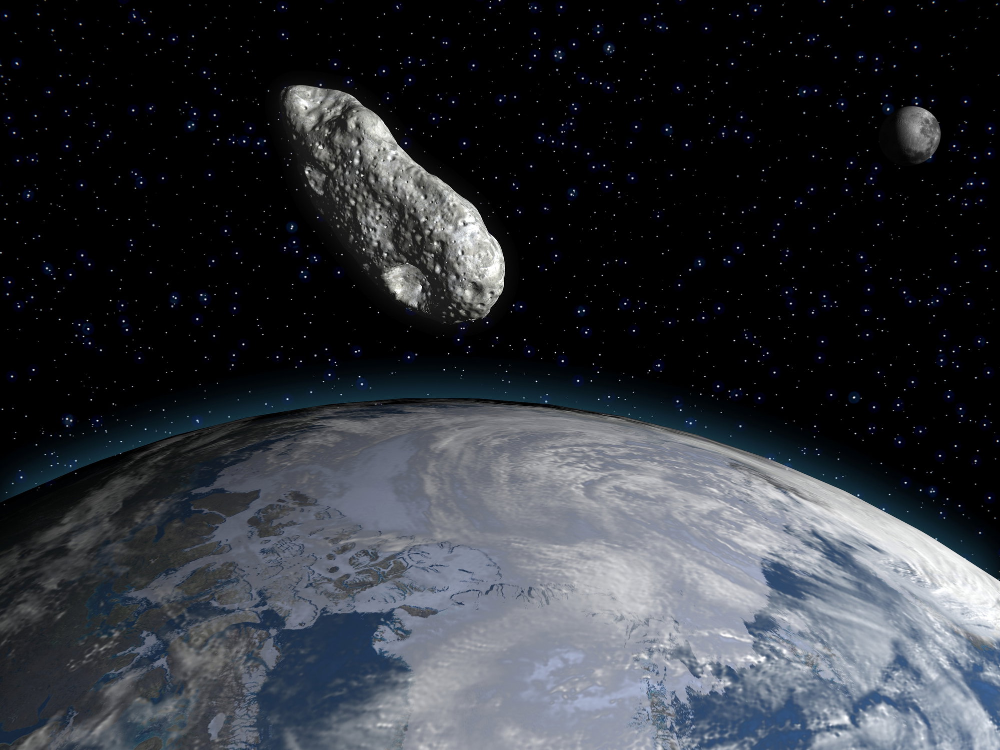 Asteroida 2020 SW przelaciała ekstremalnie blisko Ziemi (fot. Getty Images)