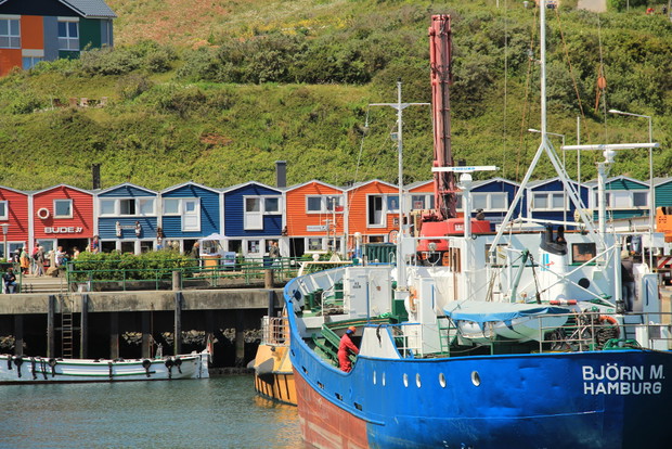 Wyspa Helgoland, port