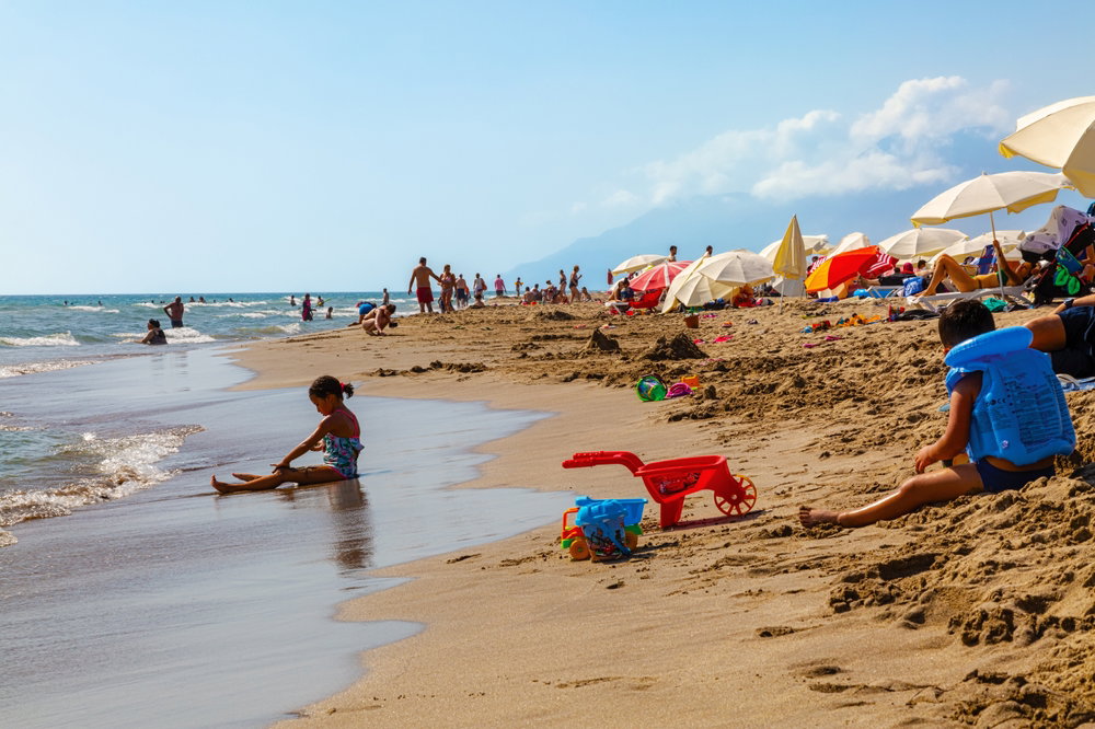 Beautiful,Natural,Sand,Background,Image,In,Patara,Beach,Of,Antalya.