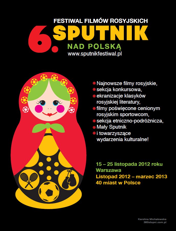 Rusza szósta edycja festiwalu filmów rosyjskich "Sputnik nad Polską".