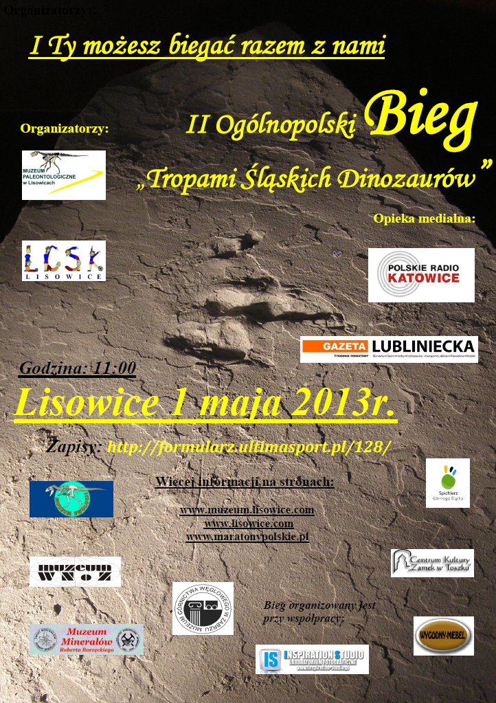 II Ogólnopolski Bieg „Tropami śląskich dinozaurów”