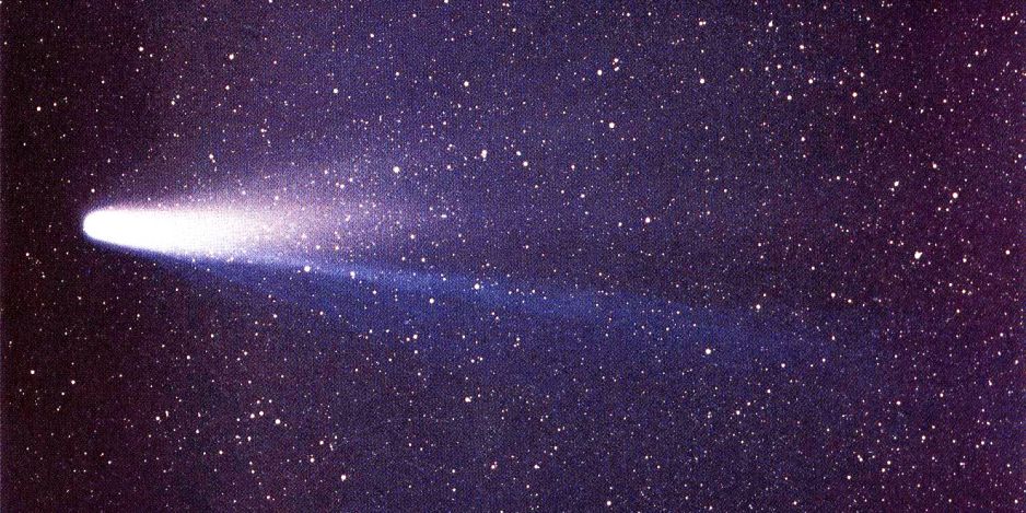 Kometa Halleya, najsłynniejsza z komet. Jak ją odkryto i kiedy ponownie powróci na nasze niebo? (fot. NASA/W. Liller, Wikimedia Commons, public domain)