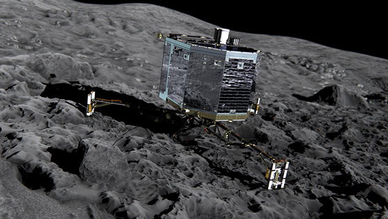 Philae_on_the_comet_560jpg