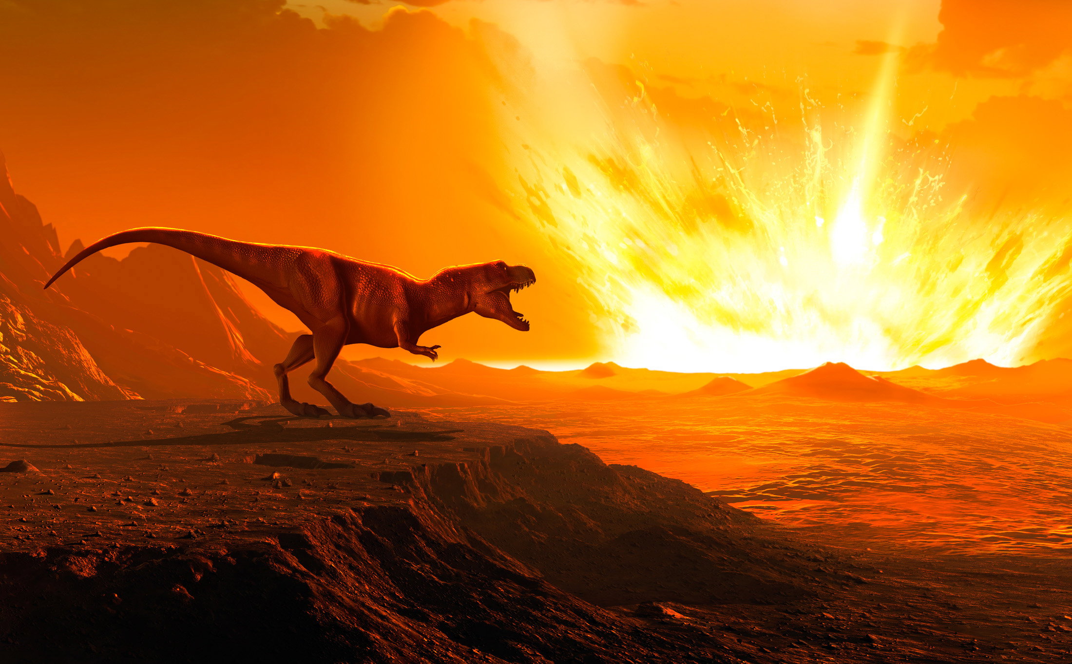 Jak wyginęły dinozaury? Uczeni do dziś spierają się o to, jaka katastrofa wywołała wymieranie 66 mln lat temu (ryc. Getty Images)