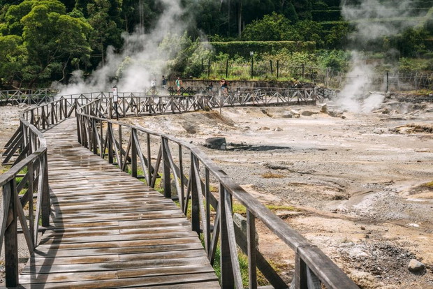 Gorące źródła w miejscowości Furnas na wyspie São Miguel.