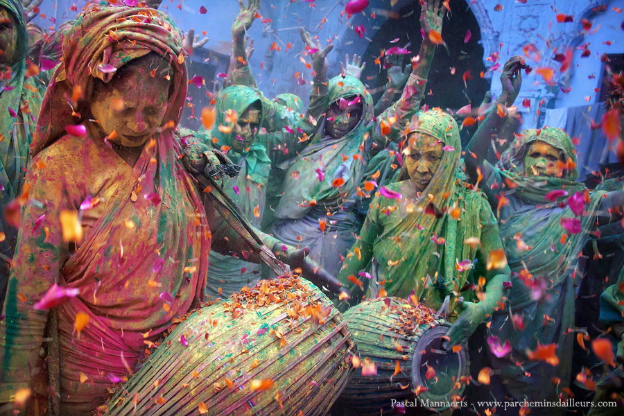 Holi w Vrindavan, Indie