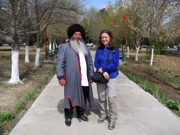 Z mieszkancem Turkmenistanu