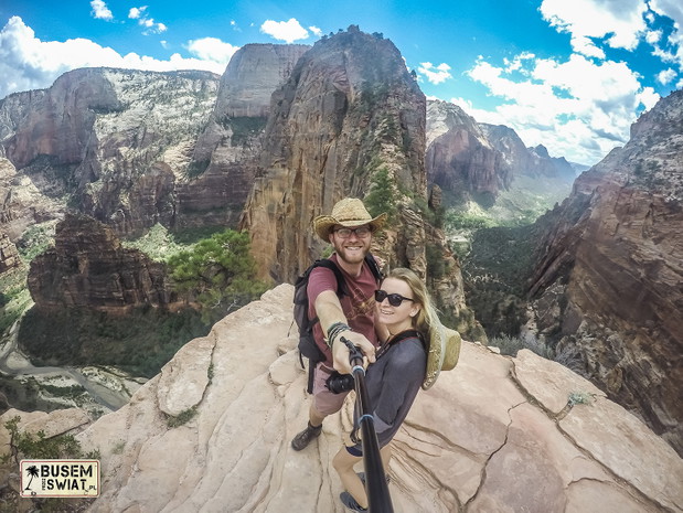 Zion National Park, USA, najpiekniejszy szlak na jakim bylismy