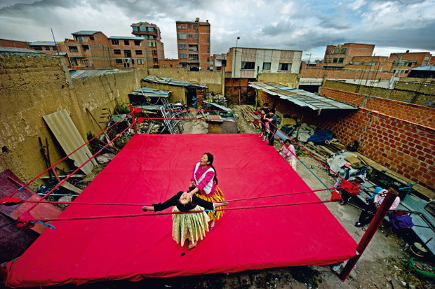 cholitas luchadoras