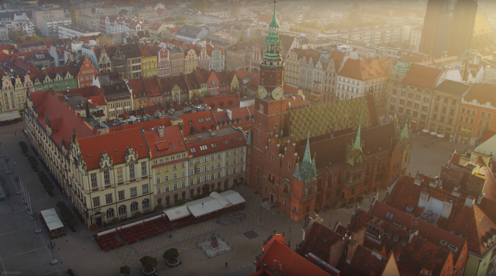 Polska z drona