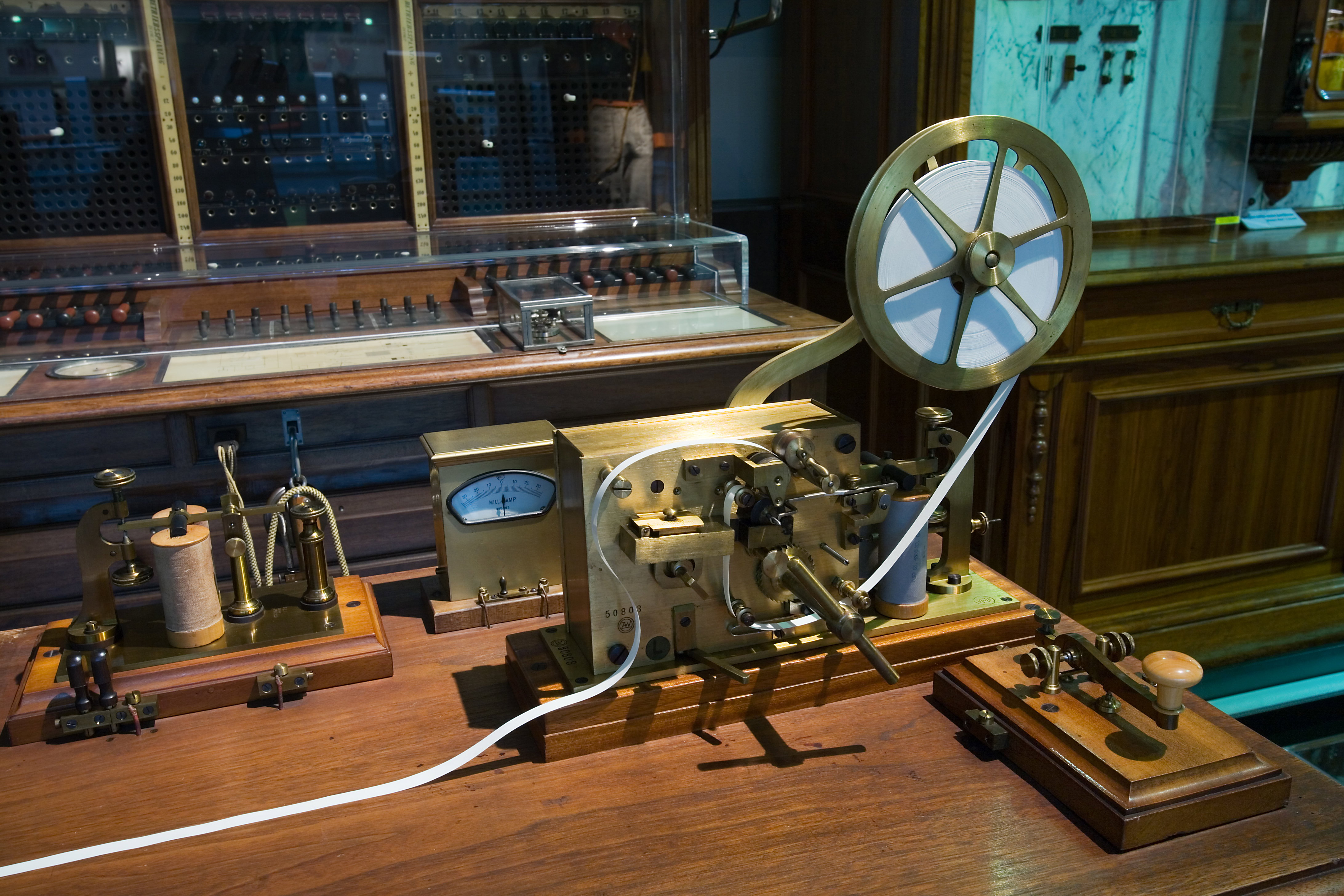 Telegraf w muzeum w Wiedniu