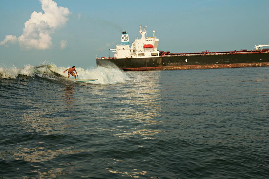 teksas fala surfing