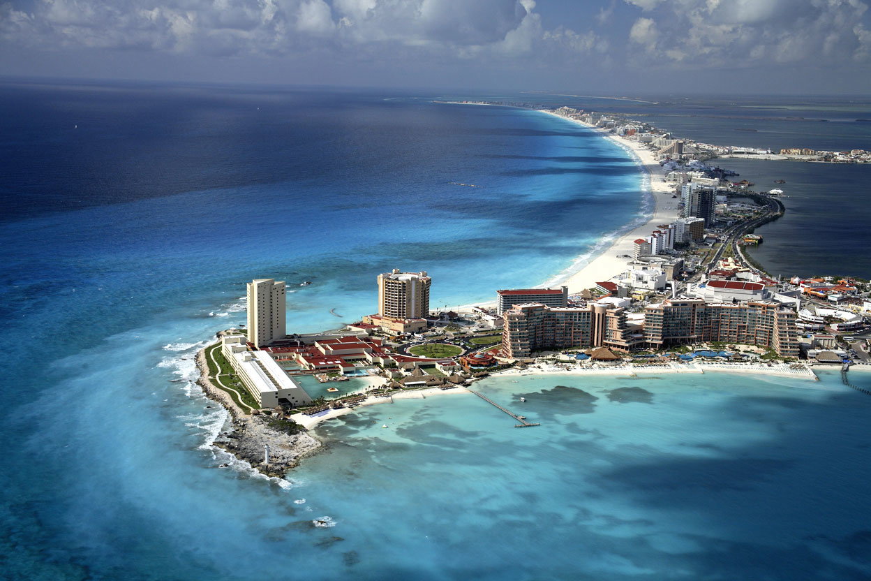 Plaża w Cancun, Meksyk