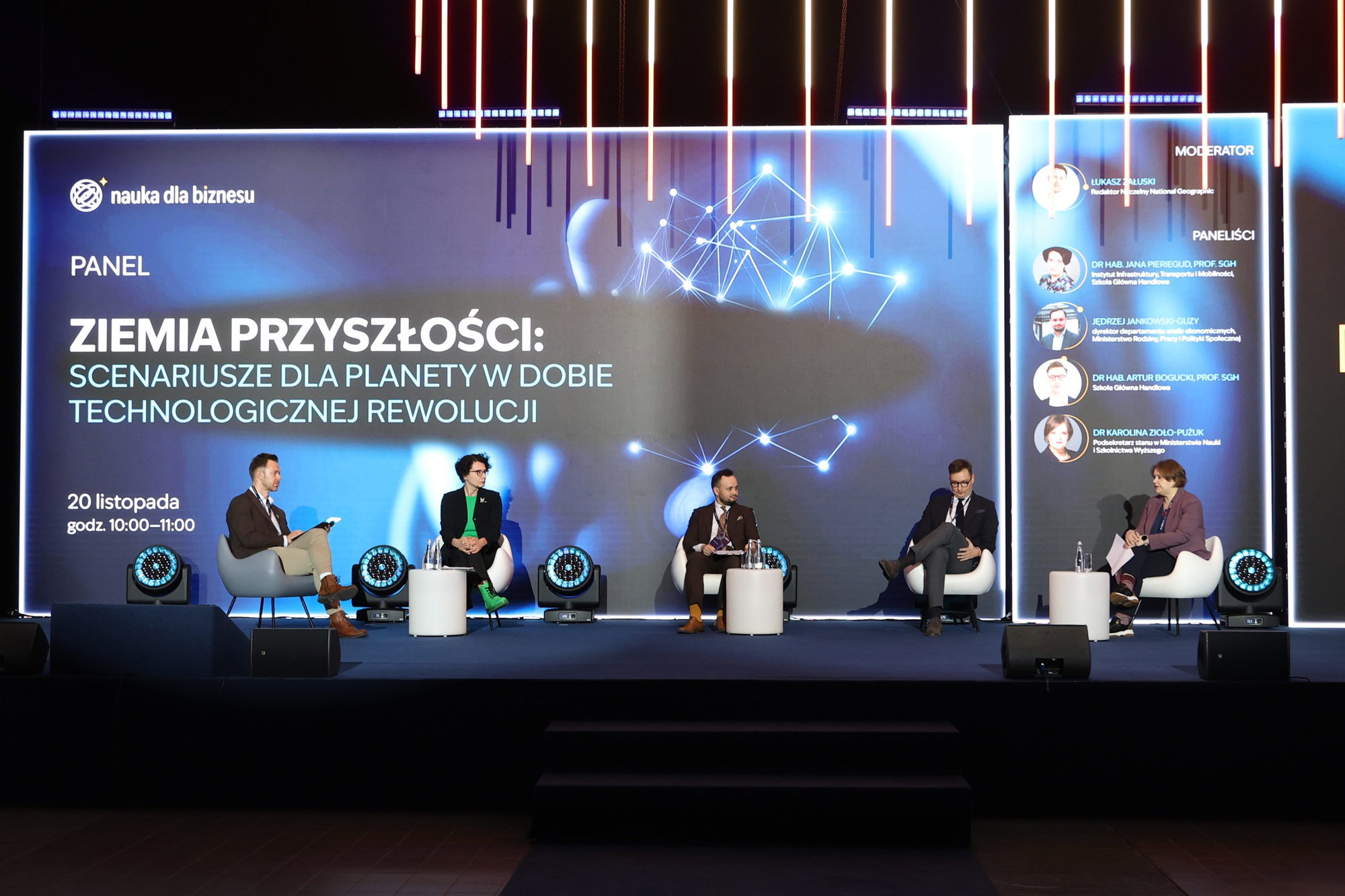 Panel „Ziemia przyszłości: scenariusze dla planety w dobie technologicznej rewolucji”