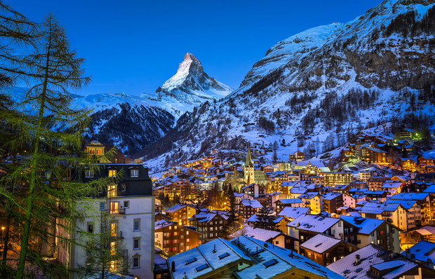 9. Zermatt, Szwajcaria
