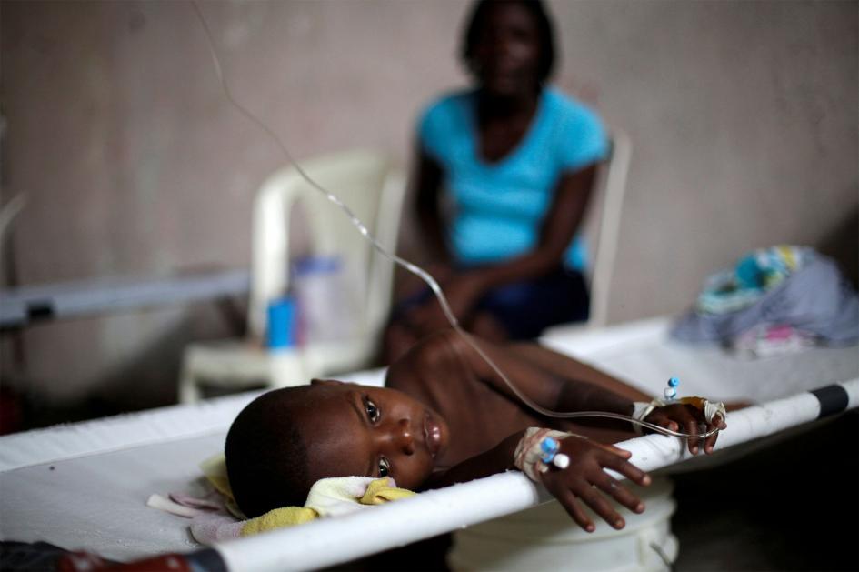 ONZ przyznaje się do błędu. Miało swój udział w wybuchu epidemii cholery na Haiti