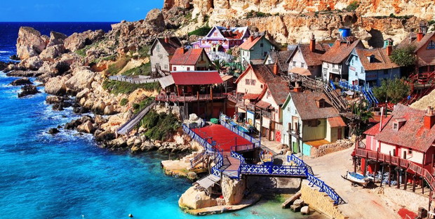 Popeye Village, Malta. Bajkowa sceneria