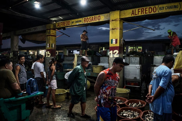 Port rybacki Navotas w Manili jest największy na Filipinach.