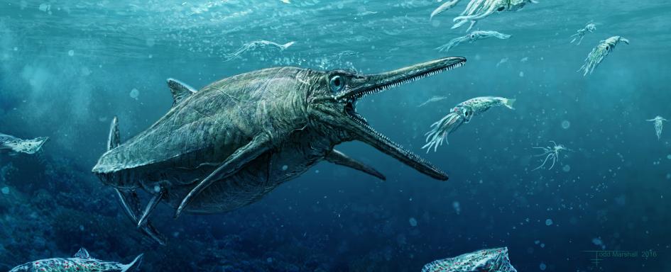 Skameniały potwór odnaleziony w Szkocji. Przy nim Nessie to niewiniątko