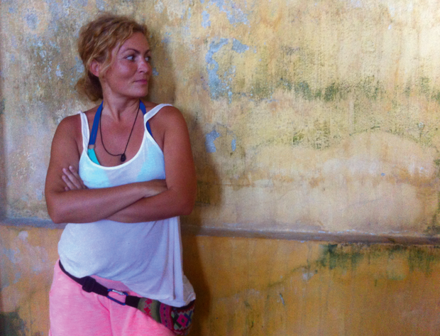 Milena łakomska na wyspie Siquijor na filipinach.