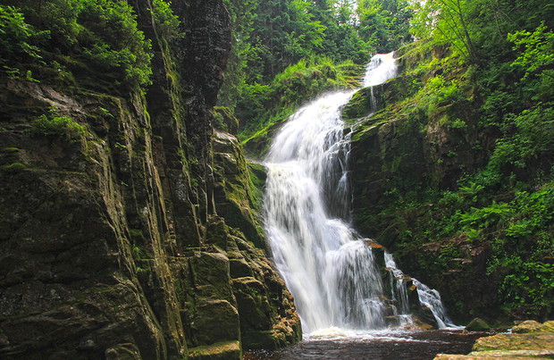 Karkonosze, wodospad Kamieńczyka