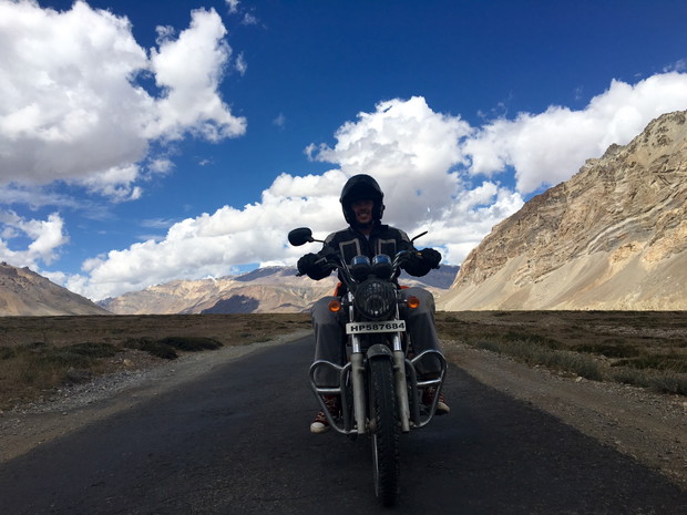 550 km motocyklem przez Himalaje