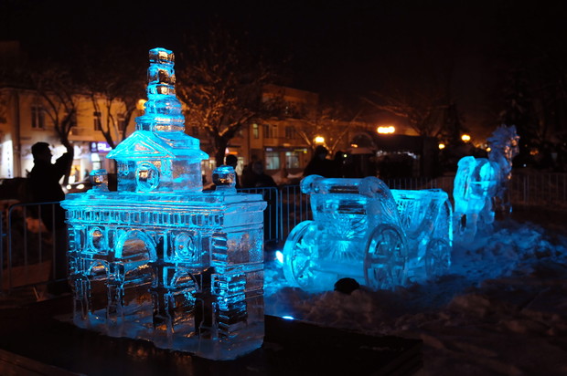 Festiwal Rzeźby Lodowej w Poznaniu